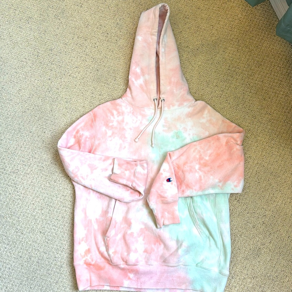 Champion tie dye hoodie
